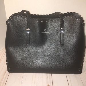 Nanette Lepore black tote shoulder bag